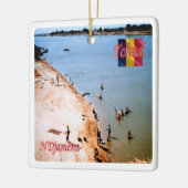 zTD005 N'DJAMENA、コースト・ビーチ・チャリ、 セラミックオーナメント (左)