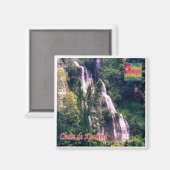 zTG003 TOGO、Kpalimeの滝、アフリカ、冷蔵庫 マグネット (正面/裏面)