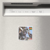 zTG004 LOME' Togo，アフリカ，冷蔵庫 マグネット (インサイチュ (食洗機))