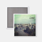 zTG005 LOME' Togo,アフリカ,冷蔵庫 マグネット (正面/裏面)