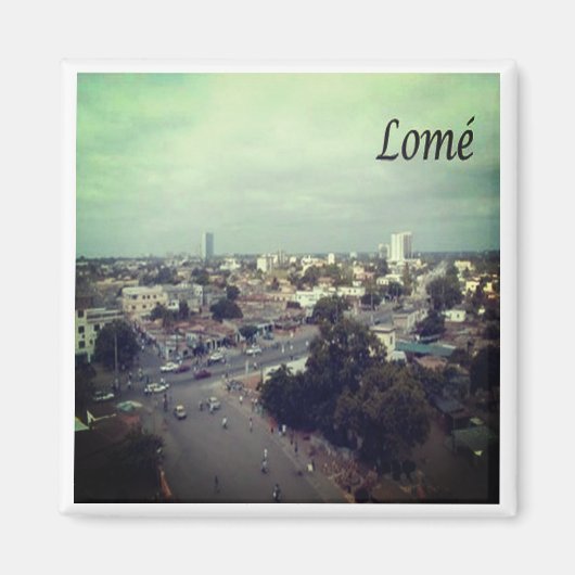 zTG005 LOME' Togo,アフリカ,冷蔵庫 マグネット (正面)