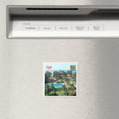 zTG006 LOME' Togo，アフリカ，冷蔵庫 マグネット (インサイチュ (食洗機))