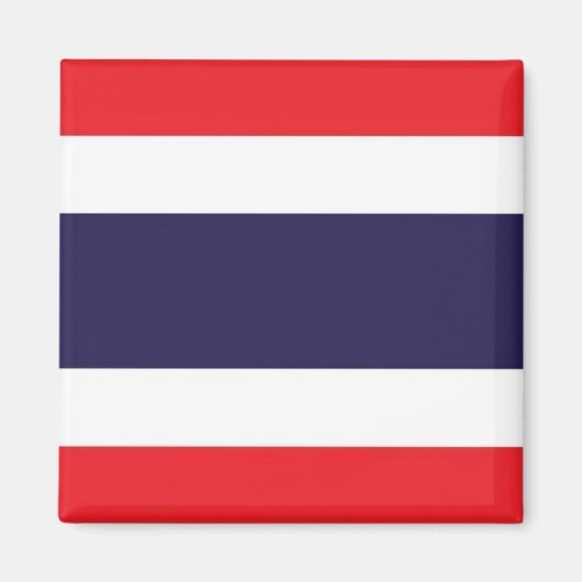 zTH001タイ国旗タイ,冷蔵庫 マグネット (正面)