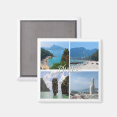 zTH004 PHUKET，タイ，アジア，冷蔵庫 マグネット (正面/裏面)