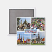 zTH007 potpotourri of BANGKOK Thailand Asia,冷蔵庫 マグネット (正面/裏面)