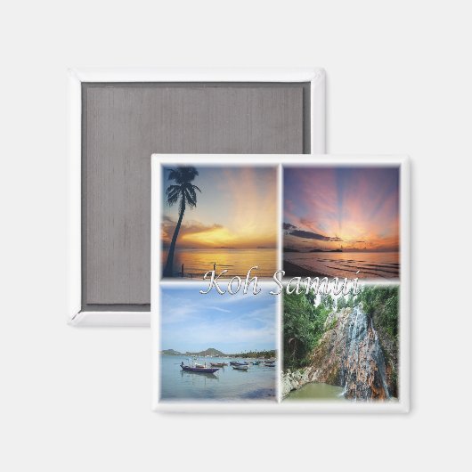 zTH010 KOH SAMUI,タイ,アジア,冷蔵庫 マグネット (正面/裏面)