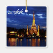 zTH016 BANGKOK by nigth, Thailand, Asia, セラミックオーナメント (裏面)