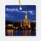 zTH016 BANGKOK by nigth, Thailand, Asia, セラミックオーナメント (正面)