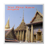 zTH032 WAT PHRA KAEW、タイ、 タイル (正面)