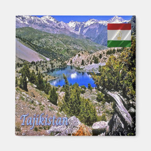 zTJ005 FANN MOUNTAINS，タジキスタン，アジア，冷蔵庫 マグネット