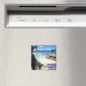 zTK005 NUKUNONU, Tokelau Island，オセアニア，冷蔵庫e マグネット (インサイチュ (食洗機))