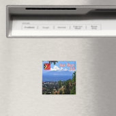 zTL006 DILI、東ティモール、アジア、冷蔵庫 マグネット (インサイチュ (食洗機))