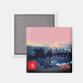 zTN006 DJERBA，チュニジア，アフリカ，冷蔵庫 マグネット (正面/裏面)