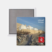 zTN019 HAMMAMET EL-AMMALATḥ、チュニジア、冷蔵庫 マグネット (正面/裏面)