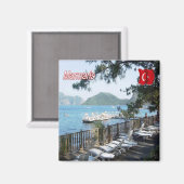 zTR008 MARMARRIS、トルコ、ヨーロッパ、冷蔵庫 マグネット (正面/裏面)