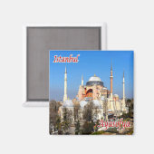 zTR018 BASILICA SAINT SOPHIA,イスタンブール,トルコ マグネット (正面/裏面)