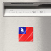 zTW002台湾国旗、台湾フォルモサ、冷蔵庫 マグネット (インサイチュ (食洗機))