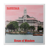 zTZ008 ZANZIBAR, House of Wonders, Tanzania, タイル (正面)