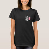 Zu Rose sag ich ok Pfalz Dialect Palatine Weinfest Tシャツ (正面)