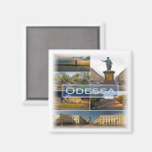 zUA005 ODESSA、ウクライナ、ヨーロッパ、冷蔵庫 マグネット (正面/裏面)