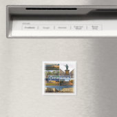 zUA005 ODESSA、ウクライナ、ヨーロッパ、冷蔵庫 マグネット (インサイチュ (食洗機))