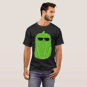 Zucchini Dad King Vegetable Fathers' Day Gardener Tシャツ (正面フル)