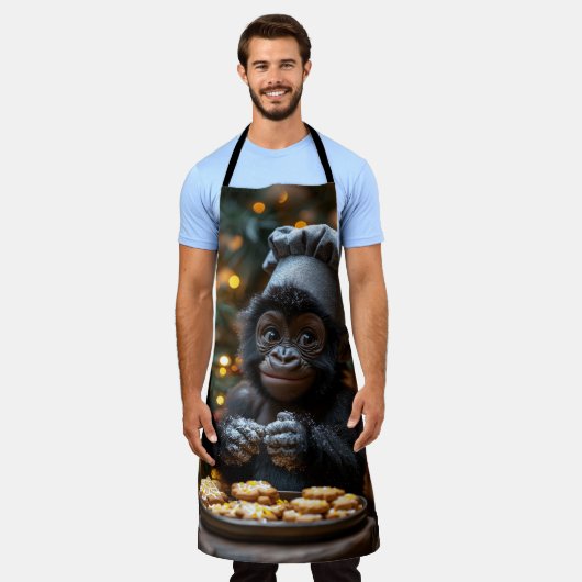 Zuckerbäcker Gorilla Schürze エプロン (着用した状態)