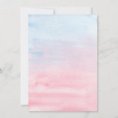 Zuckersüße Baby Shower Einladung 招待状 (裏面)