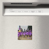 zUG004ウガンダ，文化お祝い，アフリカ，冷蔵庫 マグネット (インサイチュ (食洗機))