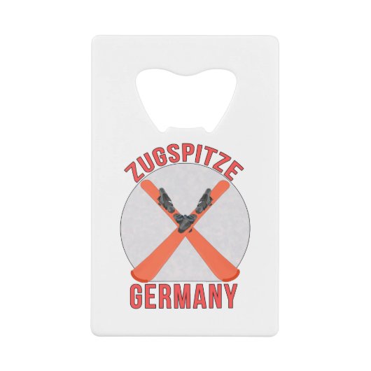 Zugspitze（ドイツ） クレジットカード栓抜き (正面)