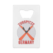 Zugspitze（ドイツ） クレジットカード栓抜き (裏面)