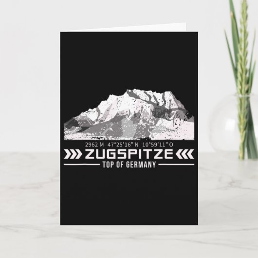 Zugspitze Alps Wetterstein Mountains Hiking Climbi カード (正面)