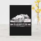 Zugspitze Alps Wetterstein Mountains Hiking Climbi カード (黄色い花)