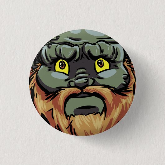 Zukah Pinを頼むこと 缶バッジ (正面)