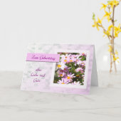 Zum Geburtstag -ドイツ語、デイジーのハッピーバースデー カード (黄色い花)