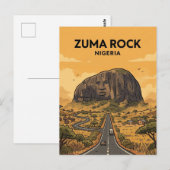 Zuma Rock, Madalla, Niger ポストカード (正面/裏面)