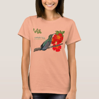 Zumbador Verde de Puerto Rico/Green Mangoシャツ Tシャツ