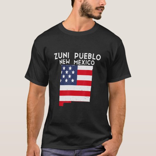 Zuni Pueblo USA State America Travel New Mexican N Tシャツ (正面)