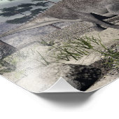 Zuniceratops恐竜 – 3D 描写 フォトプリント (角)