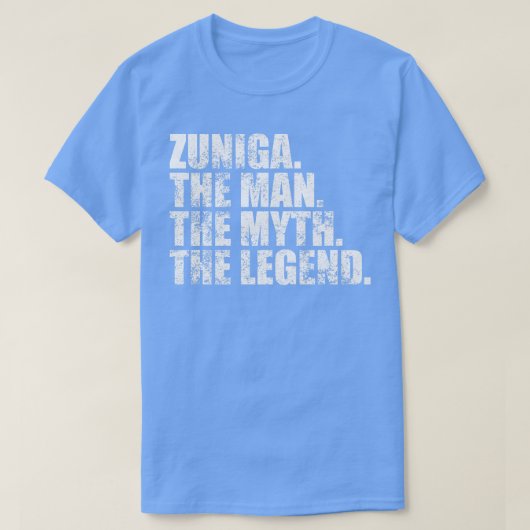ZunigaZuniga姓Zuniga姓Zuniga S Tシャツ (デザイン正面)