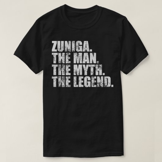ZunigaZuniga姓Zuniga姓Zuniga S Tシャツ (デザイン正面)