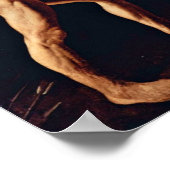 Zurbaran de Francisco – ヘラクレスはライオンを殺す ポスター (角)