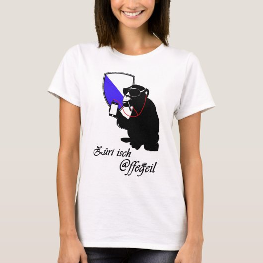 züri isch affegeil tシャツ (正面)