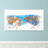 Zürich キャンバスプリント (インサイチュ (ウッドフロア))