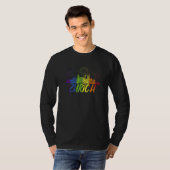 Zurich Pride Skyline Pride Parade Zurich Tシャツ (正面フル)
