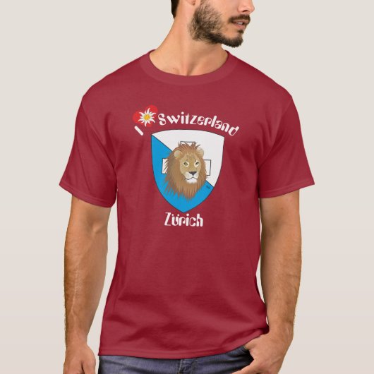 Zürich - Schweiz - Suisse - Svizzera   T-Shirt Tシャツ (正面)