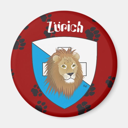Zürich Schweiz Switzerland Magnet マグネット (正面)