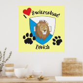 Zürich Schweiz Switzerland Poster ポスター (キッチン)