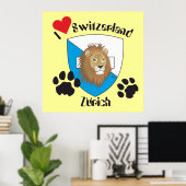 Zürich Schweiz Switzerland Poster ポスター (ホームオフィス)