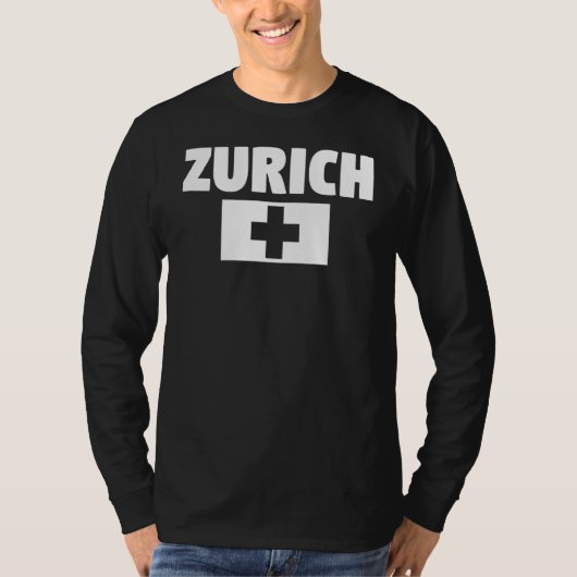 Zurich Switzerland Tシャツ (正面)